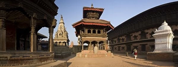 Chyasin Mandir, Durbar Square, Bhaktapur, UNESCO World Heritage Site, Nepal, Asia