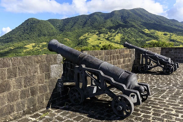 Citadel cannons, Brimstone Hill Fortress National Park, UNESCO World Heritage Site, St