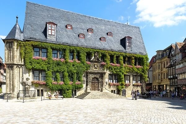 City Hall, Quedlinburg, UNESCO World Heritage Site, Harz, Saxony-Anhalt, Germany, Europe