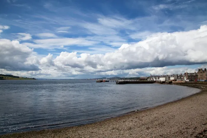 Framed Print : WorldInPrint Print: Clearing Storm at Broughty Ferry, Dundee Framed Print : WorldInPrint Print: Clearing Storm at Broughty Ferry, Dundee