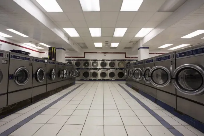 Framed Print : Coin Laundry Print Framed Print : Coin Laundry Print
