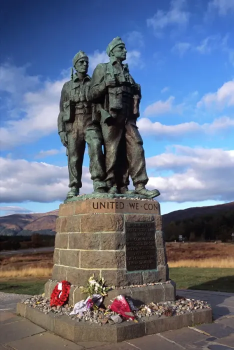 Framed Print : The Commando Memorial Print Framed Print : The Commando Memorial Print