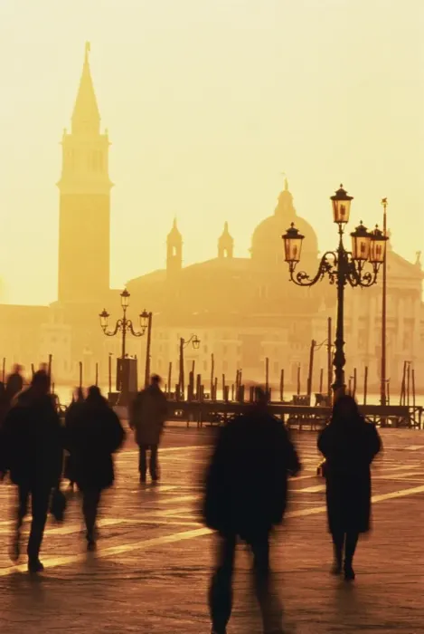 Framed Print : Venice Commuters Print Framed Print : Venice Commuters Print