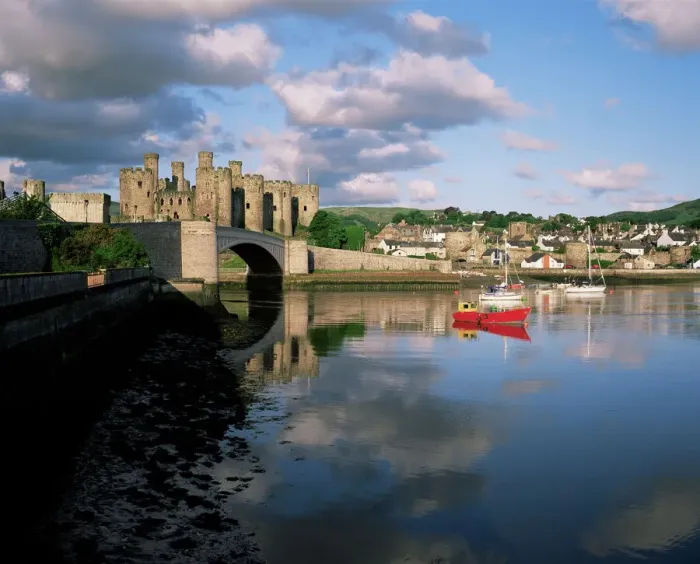 Framed Print : Conwy Castle Print, Gwynedd Wales Framed Print : Conwy Castle Print, Gwynedd Wales