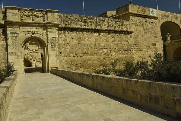 The Couvre Porte, Birgu, La Valletta, Malta, Mediterranean, Europe