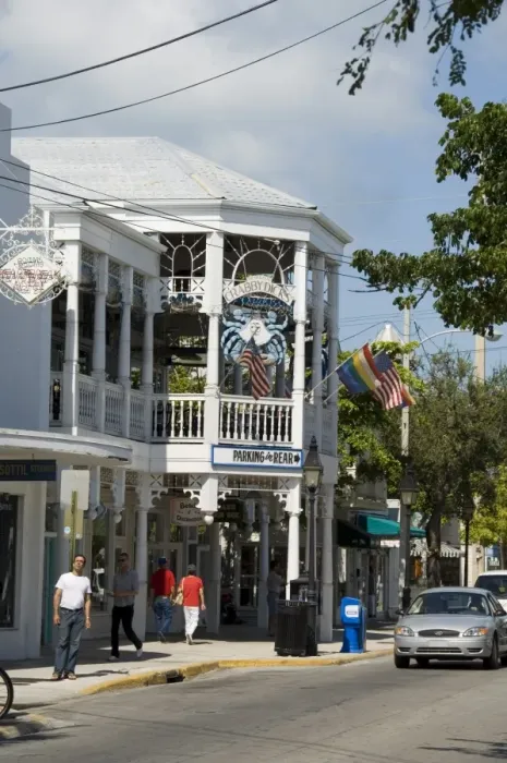 Framed Print : Duval Street Print of Crabby Dicks Bar and Restaurant Framed Print : Duval Street Print of Crabby Dicks Bar and Restaurant