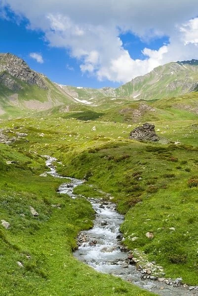 Creek, Mont Fallere, Aosta Valley, Italian Alps, Italy, Europe