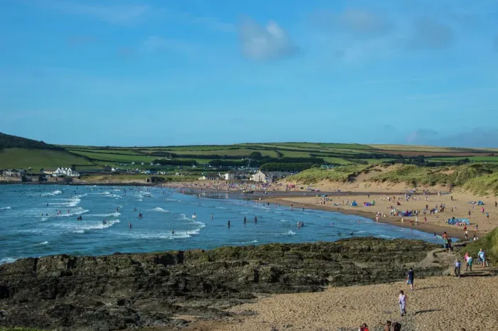 Framed Print : Croyde Beach Print - North Devon Coastline Framed Print : Croyde Beach Print - North Devon Coastline