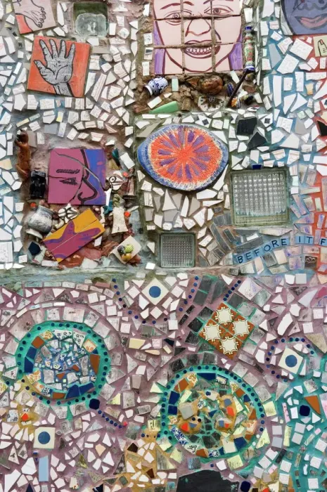 Framed Print : Philadelphia Street Mosaic Print Framed Print : Philadelphia Street Mosaic Print