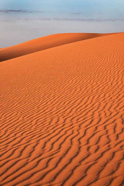 Desert sand ripples, Morocco, North Africa, Africa