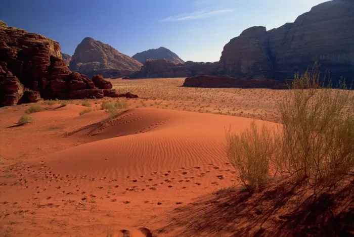 Framed Print : Wadi Rum Desert Landscape Print Framed Print : Wadi Rum Desert Landscape Print