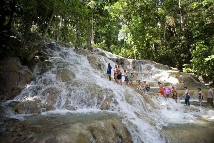 Framed Print : Dunns River Falls Print Framed Print : Dunns River Falls Print