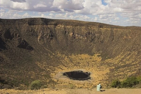 El Sod crater lake, South Omo Valley, Ethiopia, Africa