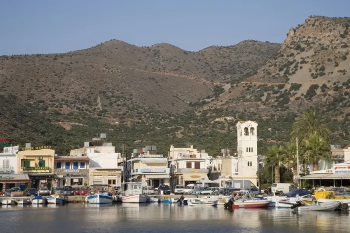Framed Print : Elounda Print, Crete Landscape Framed Print : Elounda Print, Crete Landscape