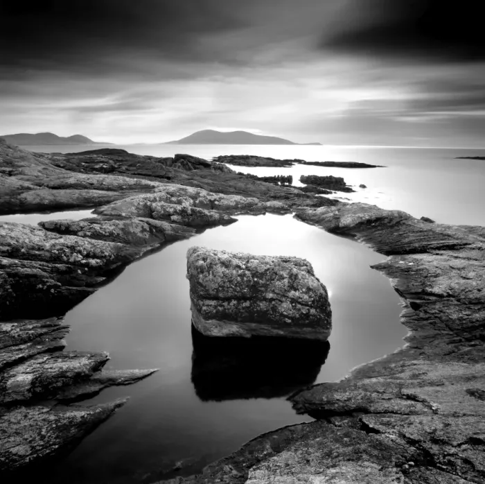 Framed Print : Erratic in tidal pool Print, Isle of Taransay, Outer Hebrides Framed Print : Erratic in tidal pool Print, Isle of Taransay, Outer Hebrides