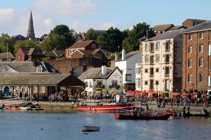 Framed Print : Exeter Quay Print Framed Print : Exeter Quay Print