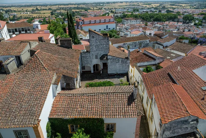 Framed Print : Evora Cathedral Rooftop Print Framed Print : Evora Cathedral Rooftop Print