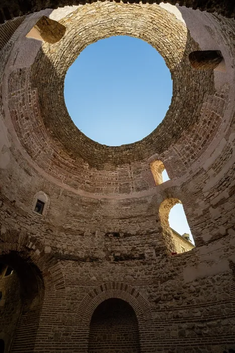 Framed Print : Diocletians Palace Cellar Print with Dome View Framed Print : Diocletians Palace Cellar Print with Dome View