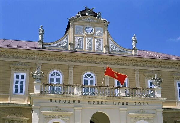 Exterior of the National Museum, Cetinje, Montenegro, Europe