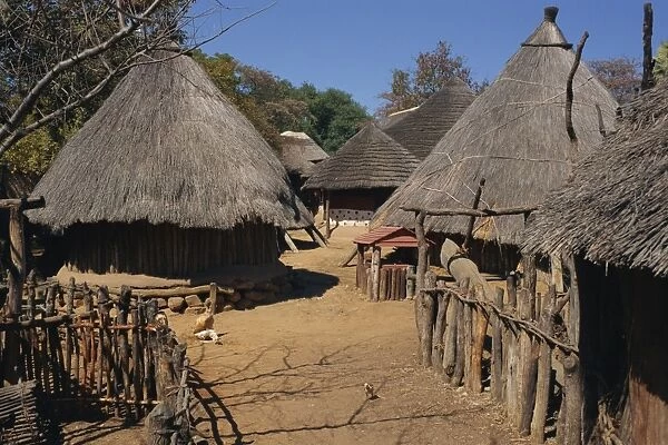 Falls craft village, Victoria Falls, Zimbabwe, Africa