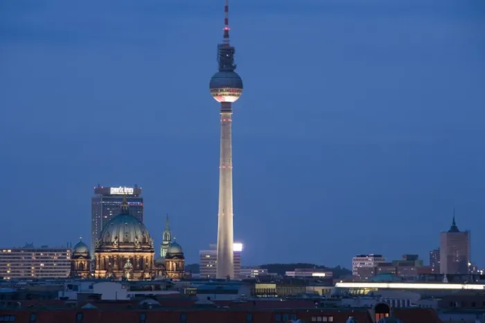 Framed Print : Berlin Television Tower Print Framed Print : Berlin Television Tower Print