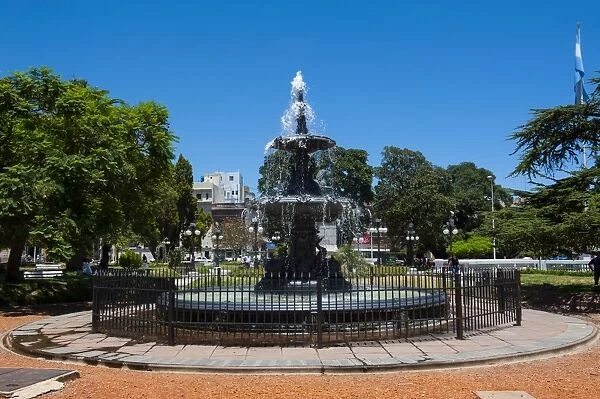 Fountain in the center of Parana, Entre Rios, Argentina, South America