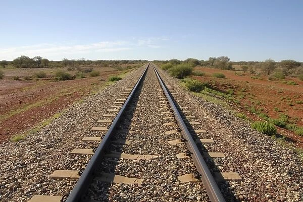 Ghan railway line, Northern Territory, Australia, Pacific