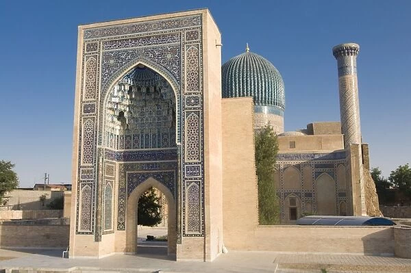 Guri Amir Mausoleum, UNESCO World Heritage Site, Samarkand, Uzbekistan, Central Asia