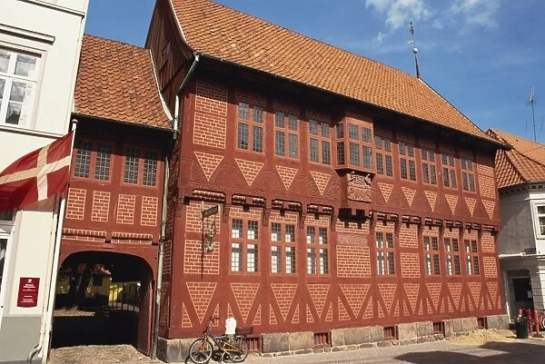 Half timbered house, City Museum, Odense, Funen, Denmark, Scandinavia, Europe