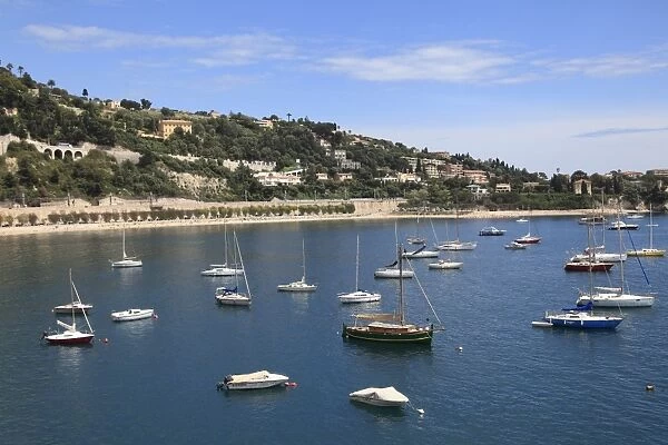 Harbour, Villefranche sur Mer, Cote d Azur, French Riviera, Alpes Maritimes, Provence, France, Mediterranean, Europe