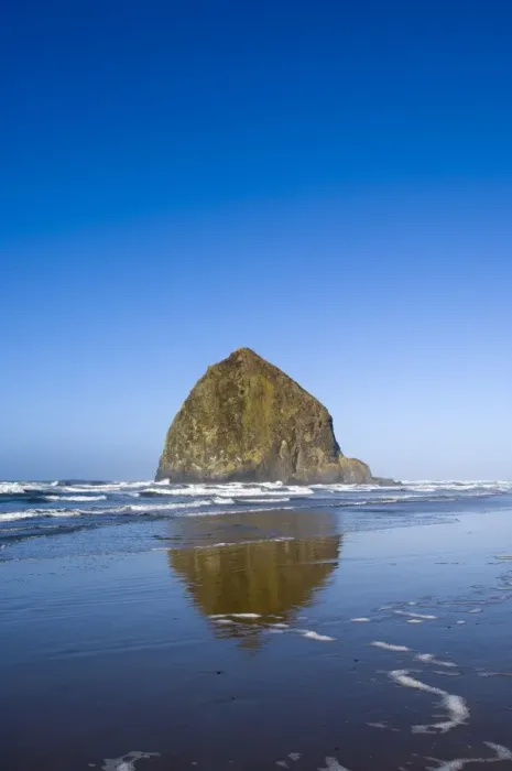 Framed Print : Haystack Rock Print, Cannon Beach Landscape Framed Print : Haystack Rock Print, Cannon Beach Landscape