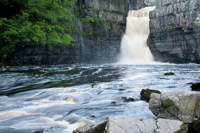 Framed Print : High Force Print, England's Biggest Waterfall Framed Print : High Force Print, England's Biggest Waterfall