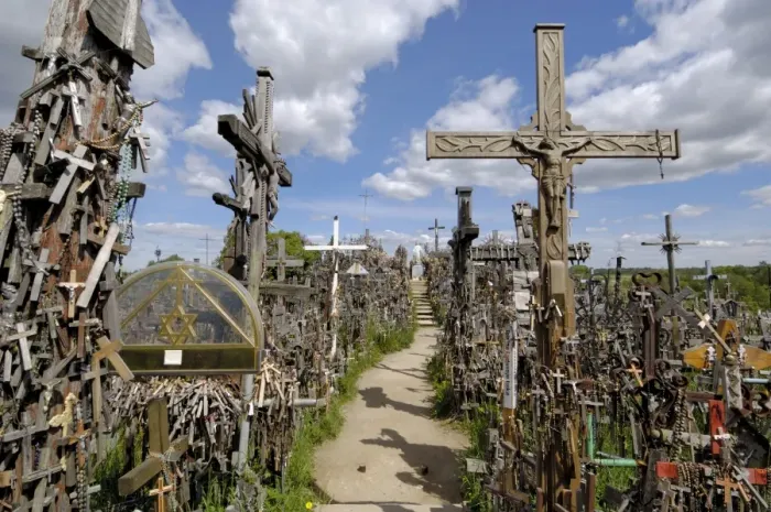 Framed Print : Hill of Crosses Print, Lithuania Framed Print : Hill of Crosses Print, Lithuania