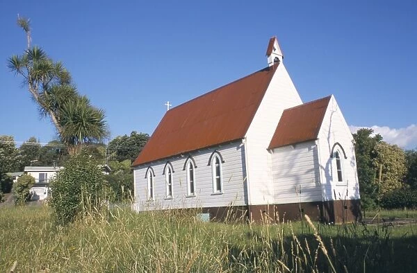 Historic Maori Anglican church dating from 1886