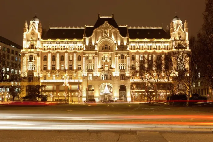 Framed Print : Hotel Gresham Palace Print, Budapest, Hungary Framed Print : Hotel Gresham Palace Print, Budapest, Hungary