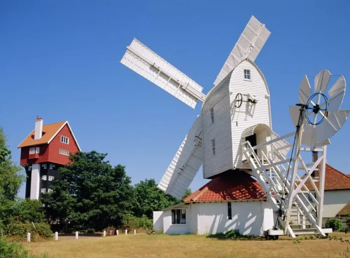 Framed Print : House in the Clouds Print, Thorpeness Windmill Framed Print : House in the Clouds Print, Thorpeness Windmill