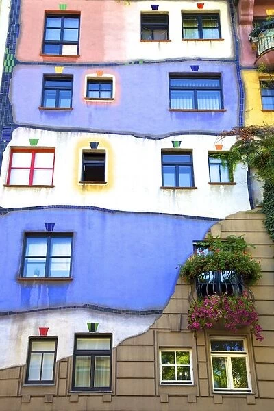 Hundertwasser Haus, Vienna, Austria, Europe