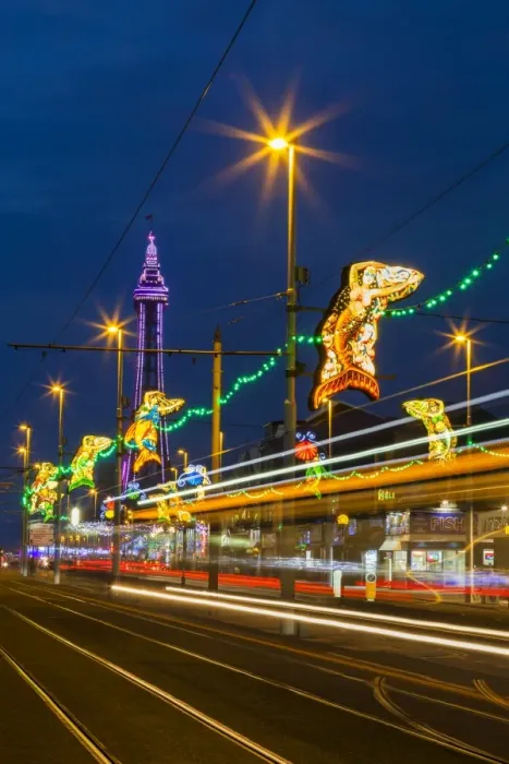 Framed Print : Blackpool Illuminations Print Framed Print : Blackpool Illuminations Print