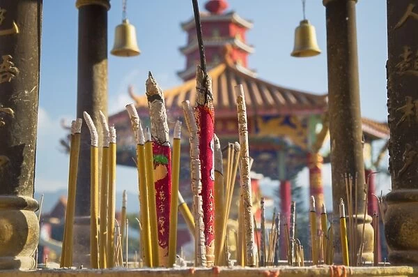 Incense sticks at Ten Thousand Buddhas Monastery, Shatin, New Territories, Hong Kong