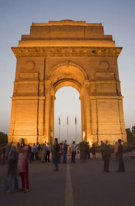 Framed Print : India Gate Print, Evening Illumination Framed Print : India Gate Print, Evening Illumination