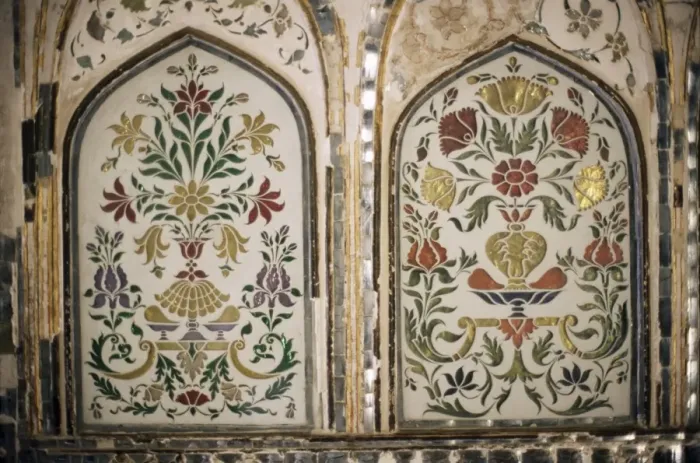 Framed Print : Amber Fort Interior Detail Print Framed Print : Amber Fort Interior Detail Print