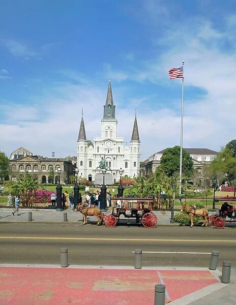 Jackson Square, New Orleans, Louisiana, USA, North America