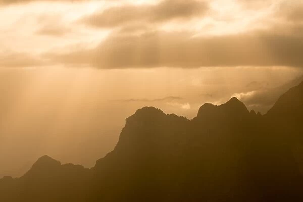 Jagged peaks of the Simien Mountains, Ethiopia, Africa