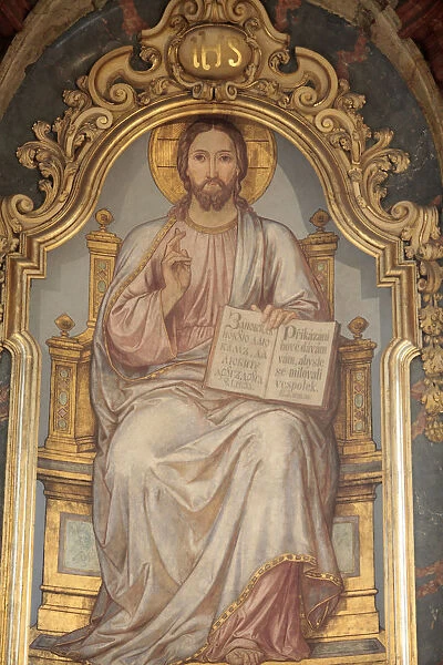 Jesus, St. Nicholass Church, Prague, Czech Republic, Europe