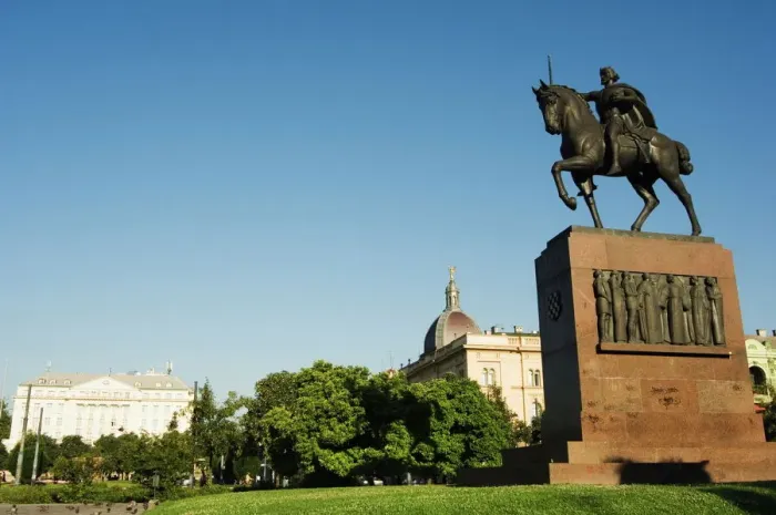 Framed Print : King Tomislav Equestrian Monument Print Framed Print : King Tomislav Equestrian Monument Print