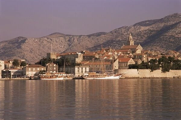 Korcula Old Town, Korcula Island, Dalmatia, Croatia, Europe