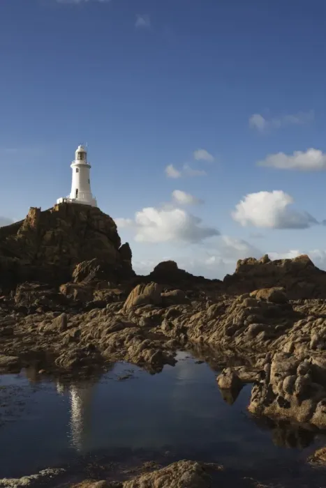 Framed Print : La Corbiere Lighthouse Print, Jersey, Channel Islands Framed Print : La Corbiere Lighthouse Print, Jersey, Channel Islands