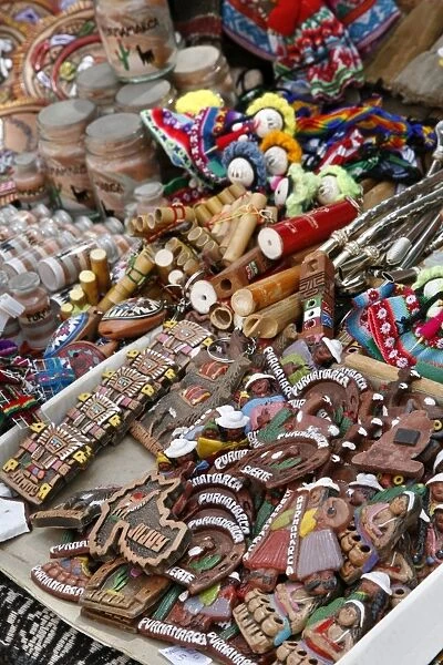 Local souvenir at the market, Purmamarca, Quebrada de Humahuaca, Jujuy Province, Argentina, South America