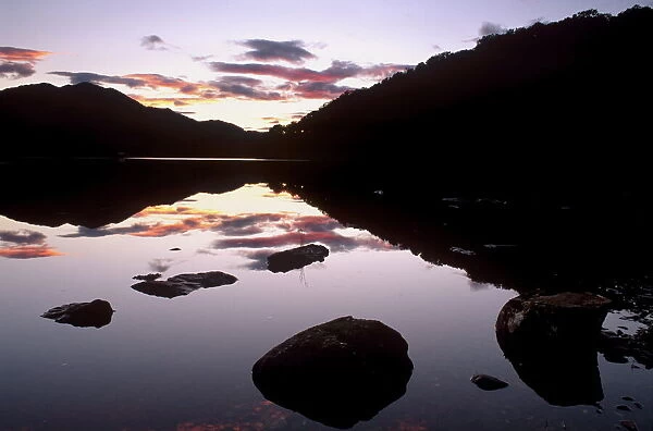 Loch Achray at sunset