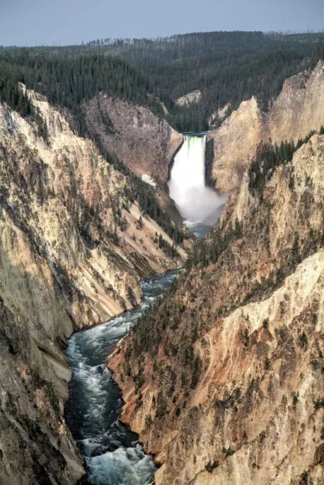 Framed Print : Lower Falls Print, Yellowstone River Landscape Framed Print : Lower Falls Print, Yellowstone River Landscape